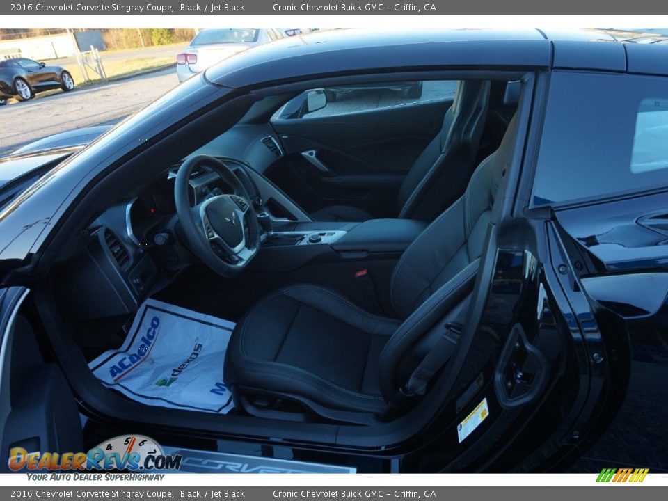 2016 Chevrolet Corvette Stingray Coupe Black / Jet Black Photo #9