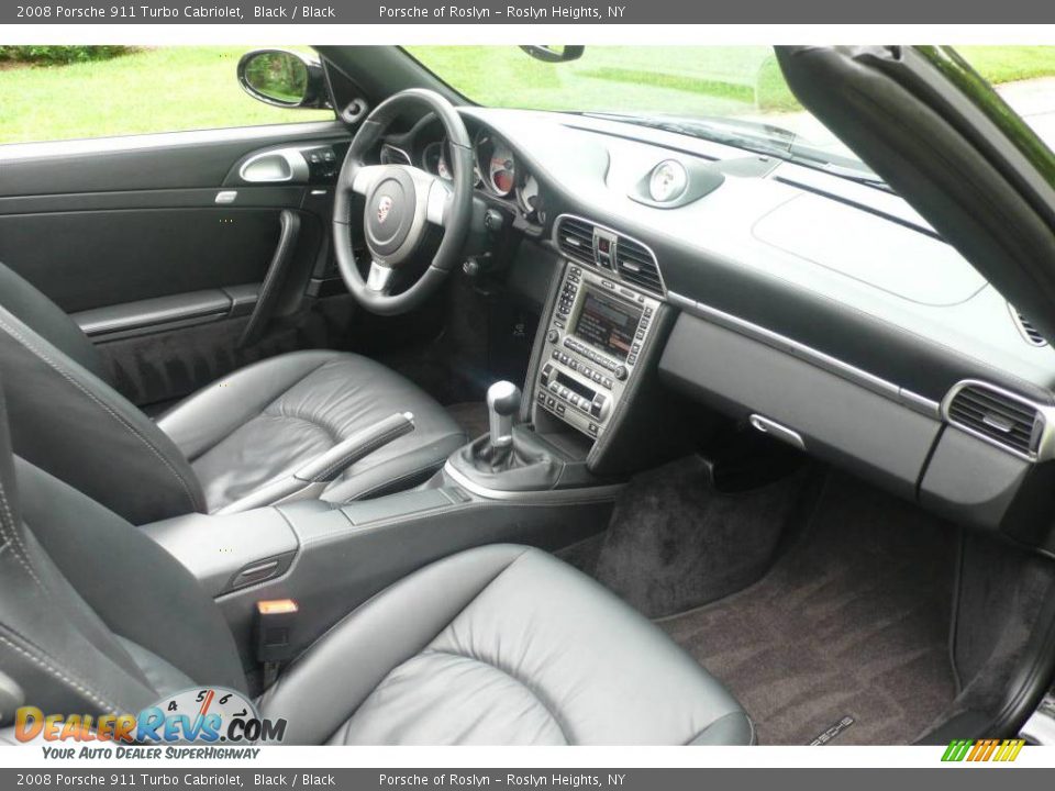 2008 Porsche 911 Turbo Cabriolet Black / Black Photo #12