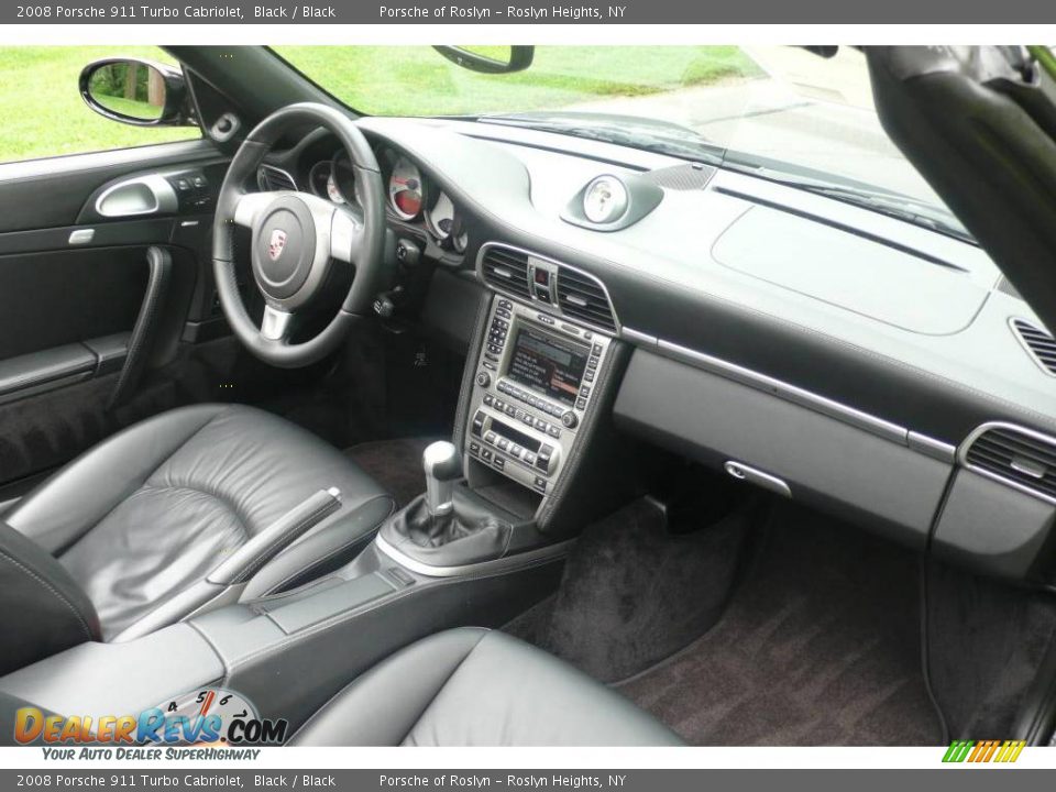 2008 Porsche 911 Turbo Cabriolet Black / Black Photo #15