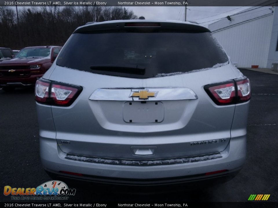 2016 Chevrolet Traverse LT AWD Silver Ice Metallic / Ebony Photo #6