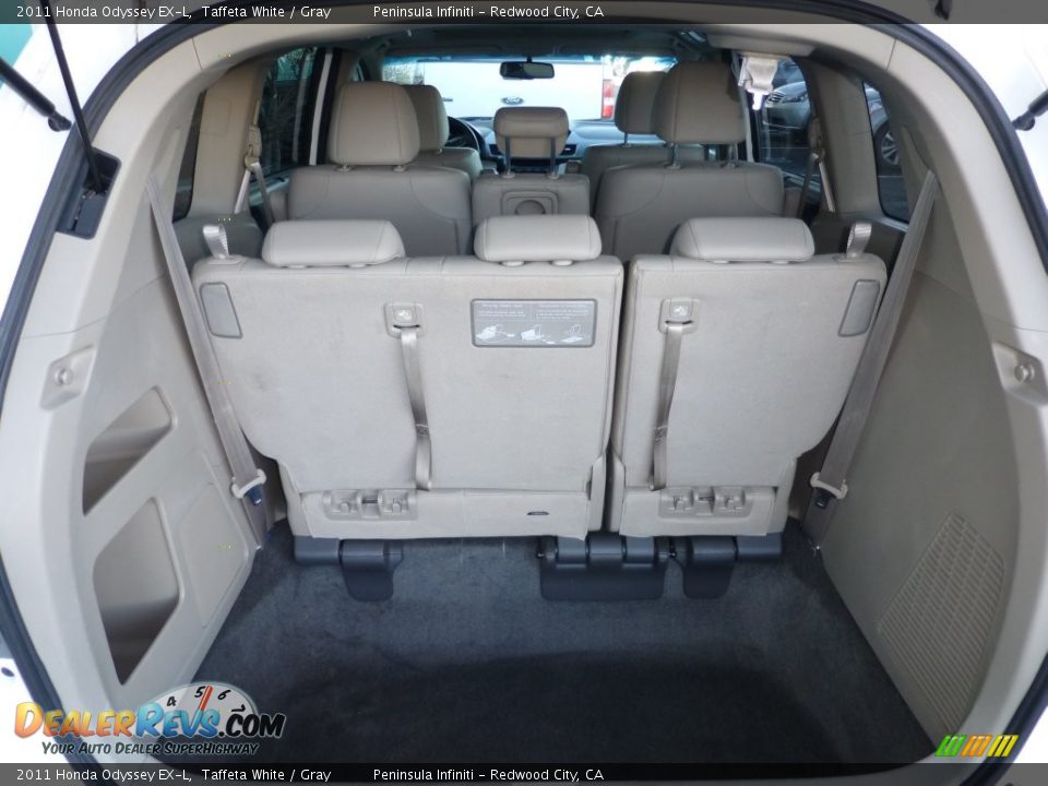 2011 Honda Odyssey EX-L Taffeta White / Gray Photo #18