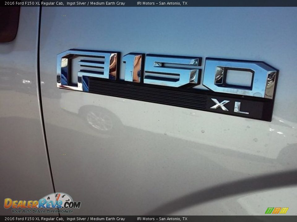 2016 Ford F150 XL Regular Cab Ingot Silver / Medium Earth Gray Photo #6