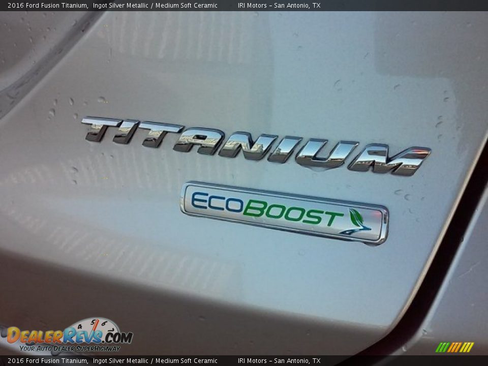 2016 Ford Fusion Titanium Ingot Silver Metallic / Medium Soft Ceramic Photo #11