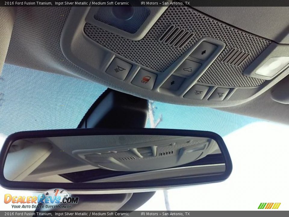 2016 Ford Fusion Titanium Ingot Silver Metallic / Medium Soft Ceramic Photo #36