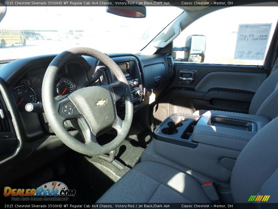2015 Chevrolet Silverado 3500HD WT Regular Cab 4x4 Chassis Victory Red / Jet Black/Dark Ash Photo #7