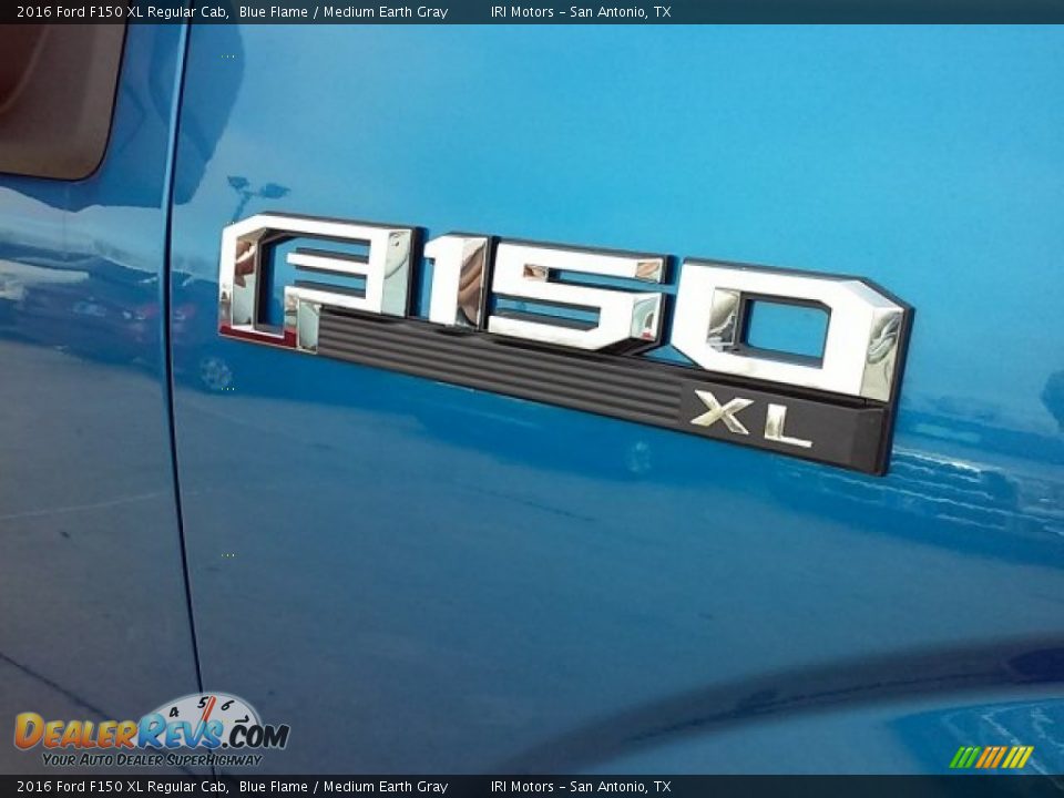 2016 Ford F150 XL Regular Cab Blue Flame / Medium Earth Gray Photo #15