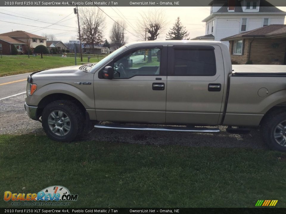2010 Ford F150 XLT SuperCrew 4x4 Pueblo Gold Metallic / Tan Photo #1