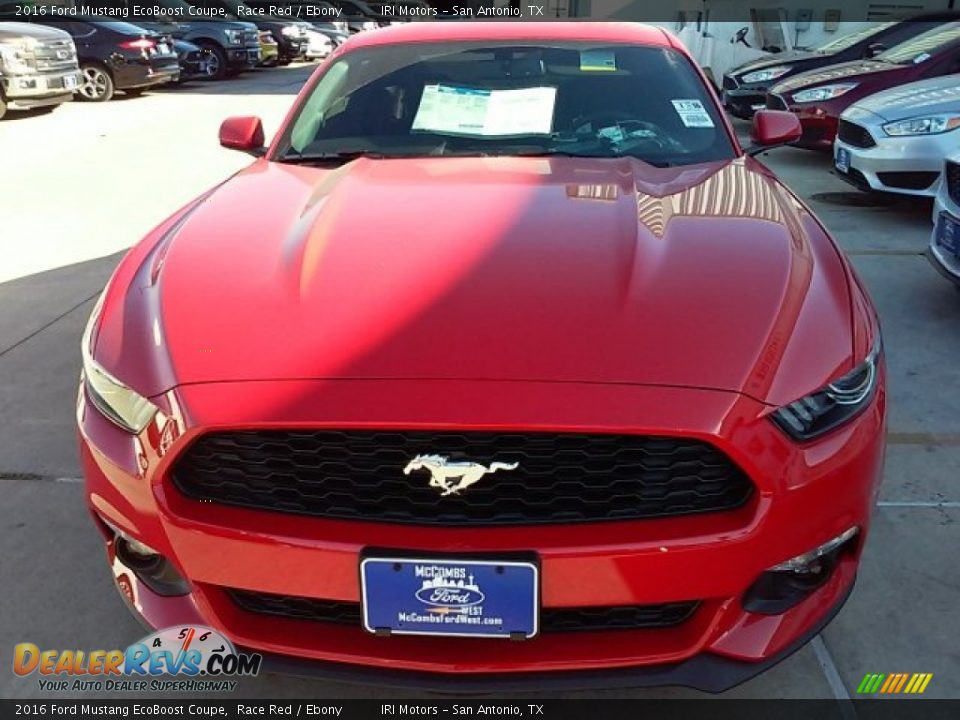 2016 Ford Mustang EcoBoost Coupe Race Red / Ebony Photo #6