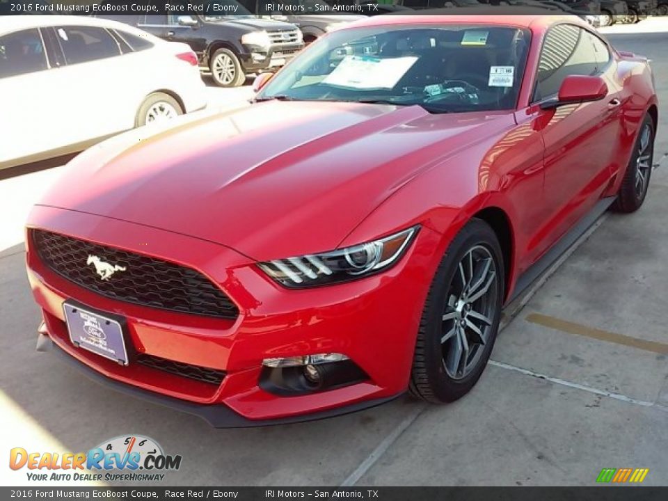 2016 Ford Mustang EcoBoost Coupe Race Red / Ebony Photo #7