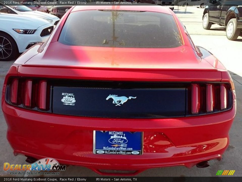 2016 Ford Mustang EcoBoost Coupe Race Red / Ebony Photo #9