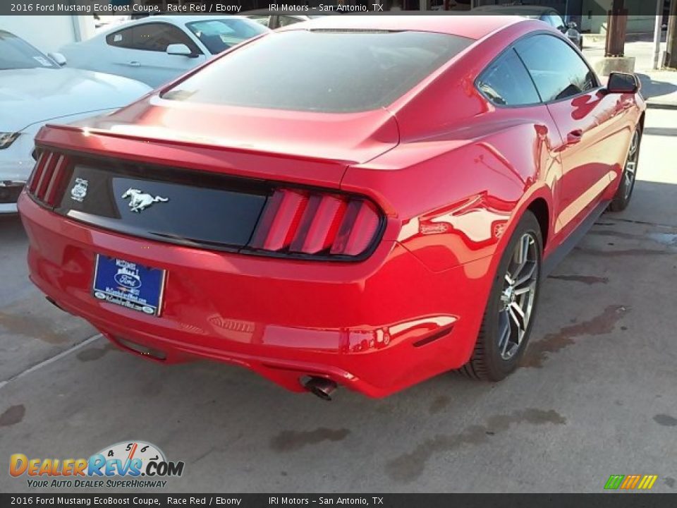 2016 Ford Mustang EcoBoost Coupe Race Red / Ebony Photo #10