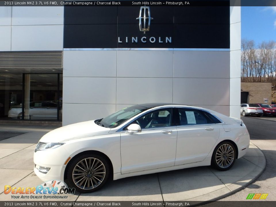 2013 Lincoln MKZ 3.7L V6 FWD Crystal Champagne / Charcoal Black Photo #1