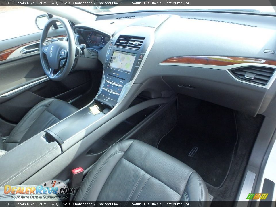 2013 Lincoln MKZ 3.7L V6 FWD Crystal Champagne / Charcoal Black Photo #11