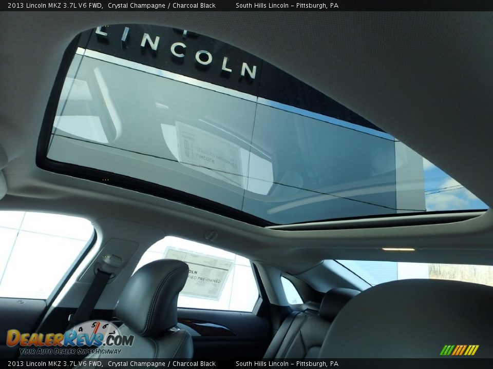 2013 Lincoln MKZ 3.7L V6 FWD Crystal Champagne / Charcoal Black Photo #20