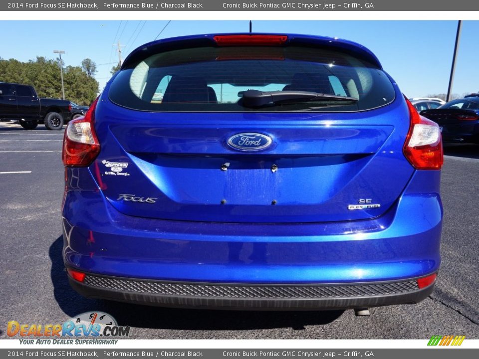 2014 Ford Focus SE Hatchback Performance Blue / Charcoal Black Photo #6