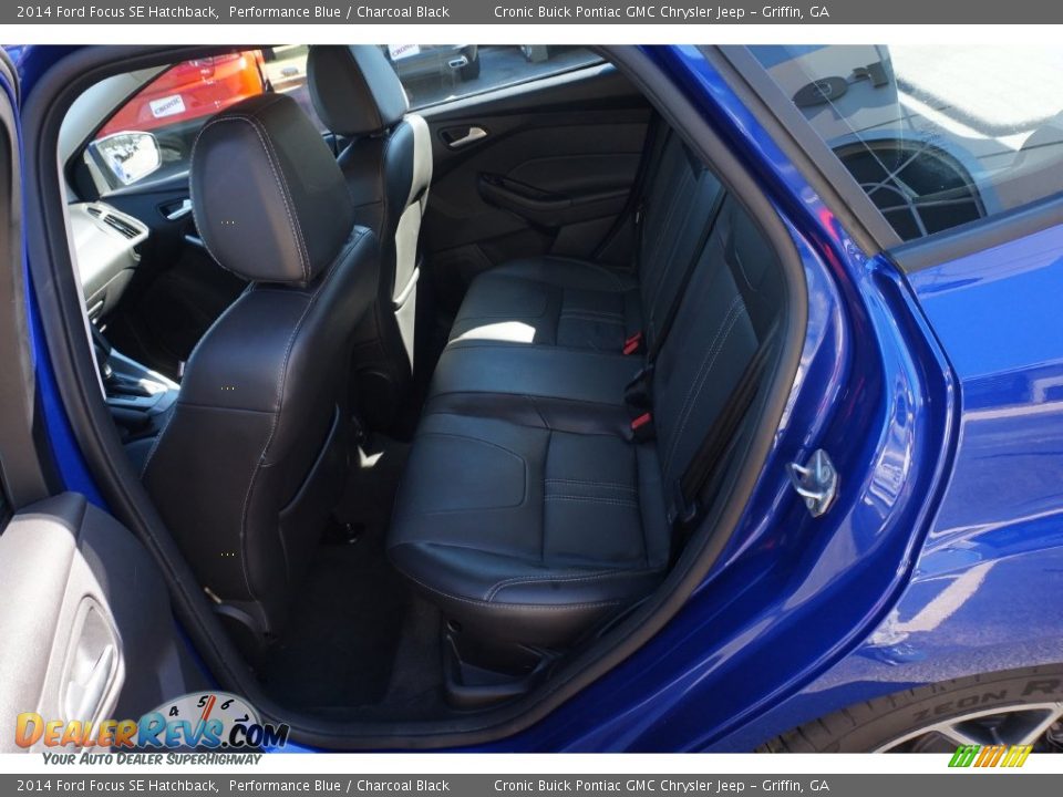 2014 Ford Focus SE Hatchback Performance Blue / Charcoal Black Photo #13