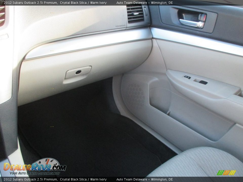 2012 Subaru Outback 2.5i Premium Crystal Black Silica / Warm Ivory Photo #22