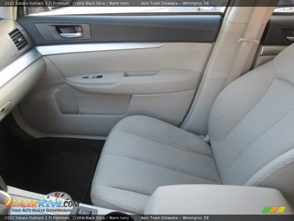 2012 Subaru Outback 2.5i Premium Crystal Black Silica / Warm Ivory Photo #24