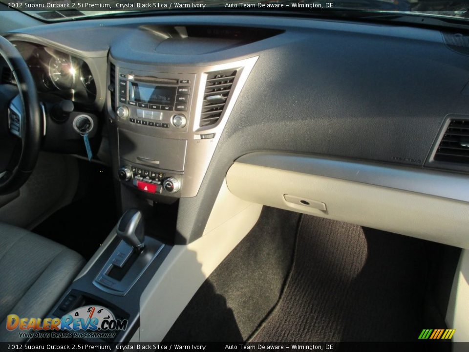 2012 Subaru Outback 2.5i Premium Crystal Black Silica / Warm Ivory Photo #33