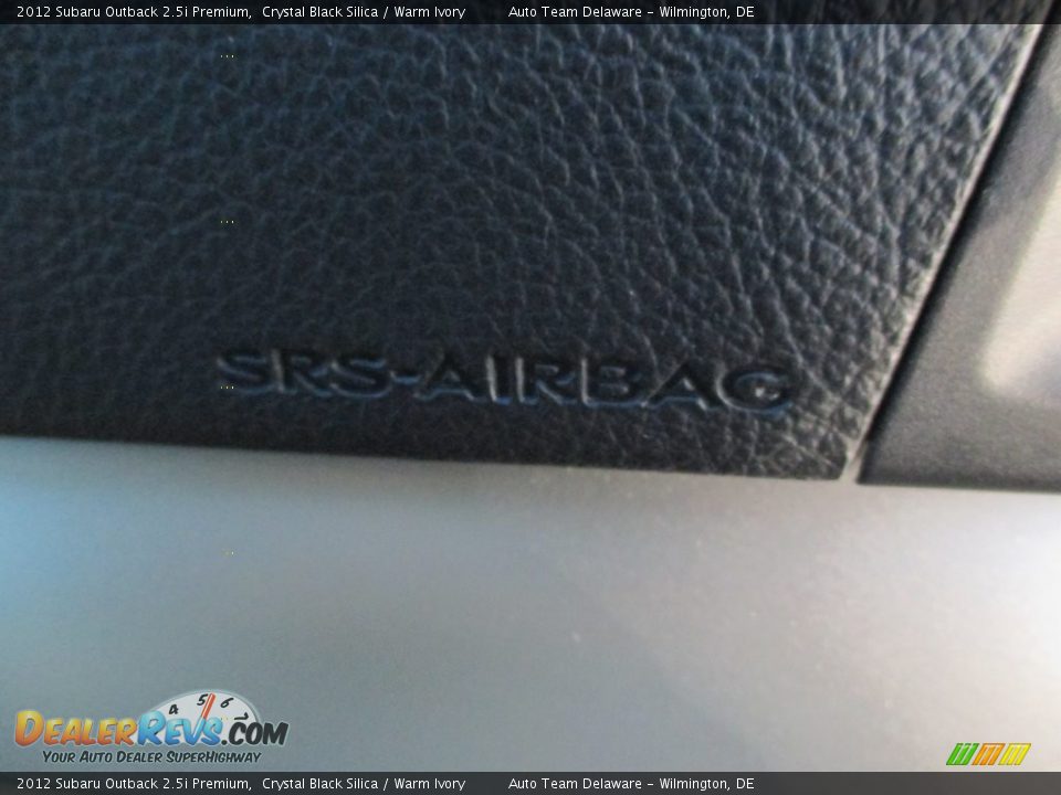 2012 Subaru Outback 2.5i Premium Crystal Black Silica / Warm Ivory Photo #34
