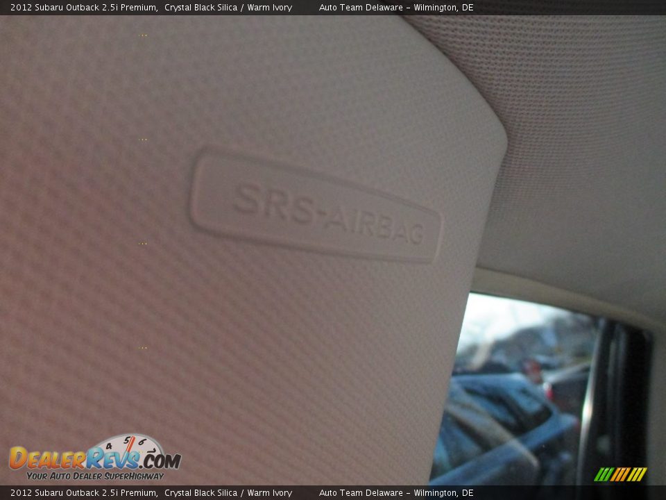 2012 Subaru Outback 2.5i Premium Crystal Black Silica / Warm Ivory Photo #35