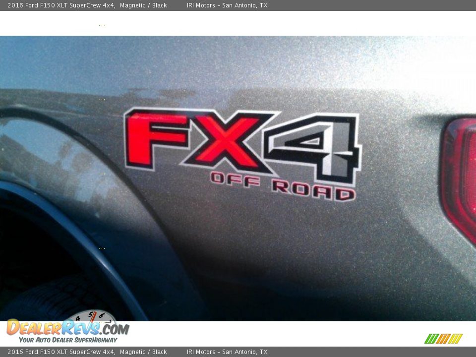 2016 Ford F150 XLT SuperCrew 4x4 Magnetic / Black Photo #12