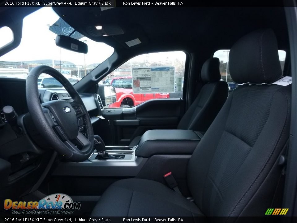 2016 Ford F150 XLT SuperCrew 4x4 Lithium Gray / Black Photo #11