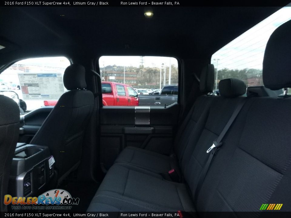 2016 Ford F150 XLT SuperCrew 4x4 Lithium Gray / Black Photo #12