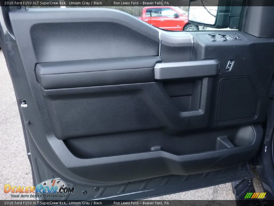 2016 Ford F150 XLT SuperCrew 4x4 Lithium Gray / Black Photo #14