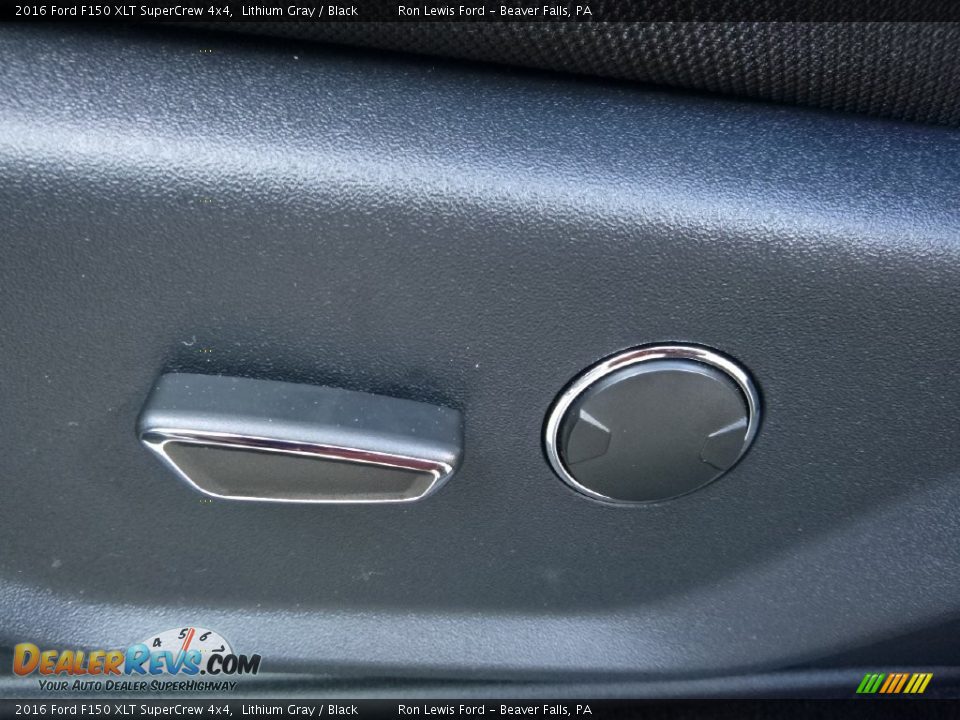 2016 Ford F150 XLT SuperCrew 4x4 Lithium Gray / Black Photo #16