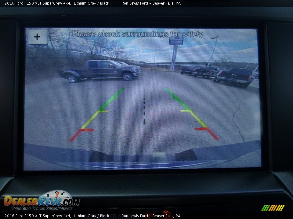 2016 Ford F150 XLT SuperCrew 4x4 Lithium Gray / Black Photo #19