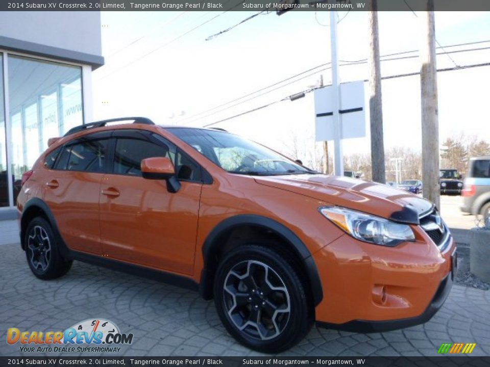 2014 Subaru XV Crosstrek 2.0i Limited Tangerine Orange Pearl / Black Photo #1