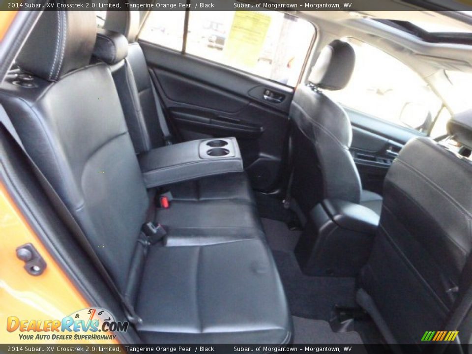 2014 Subaru XV Crosstrek 2.0i Limited Tangerine Orange Pearl / Black Photo #7
