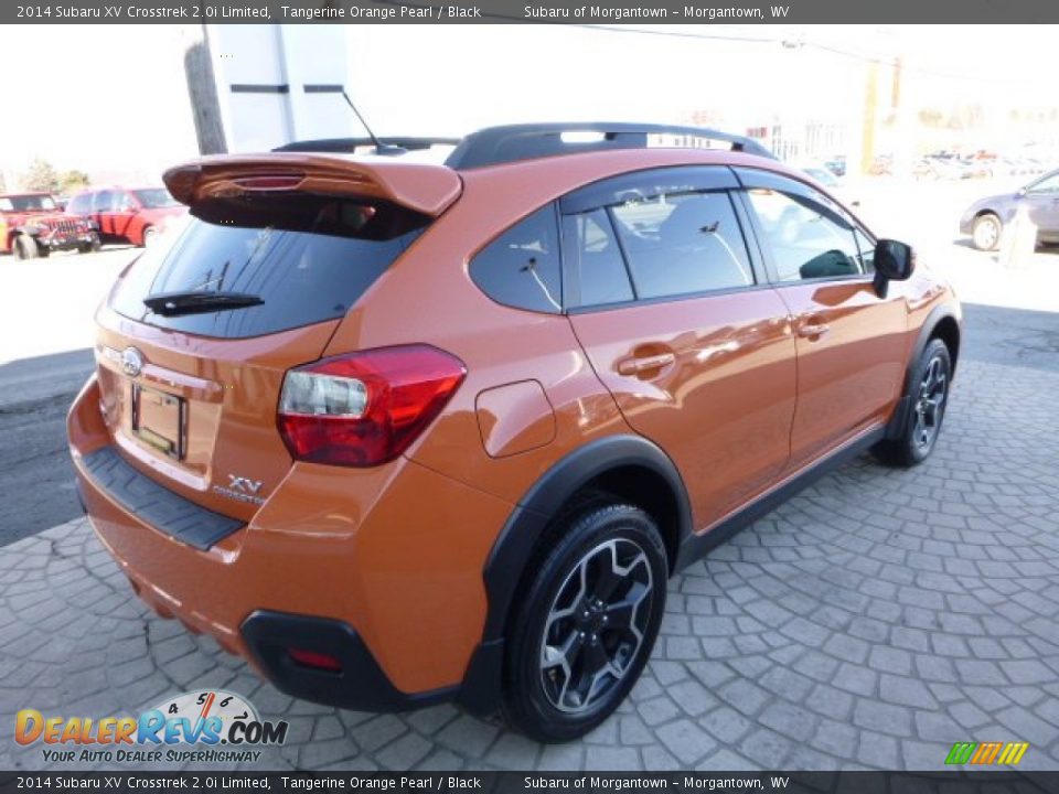 2014 Subaru XV Crosstrek 2.0i Limited Tangerine Orange Pearl / Black Photo #8