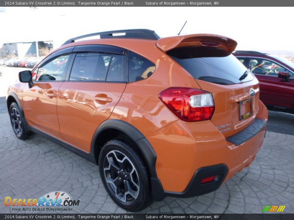 2014 Subaru XV Crosstrek 2.0i Limited Tangerine Orange Pearl / Black Photo #11