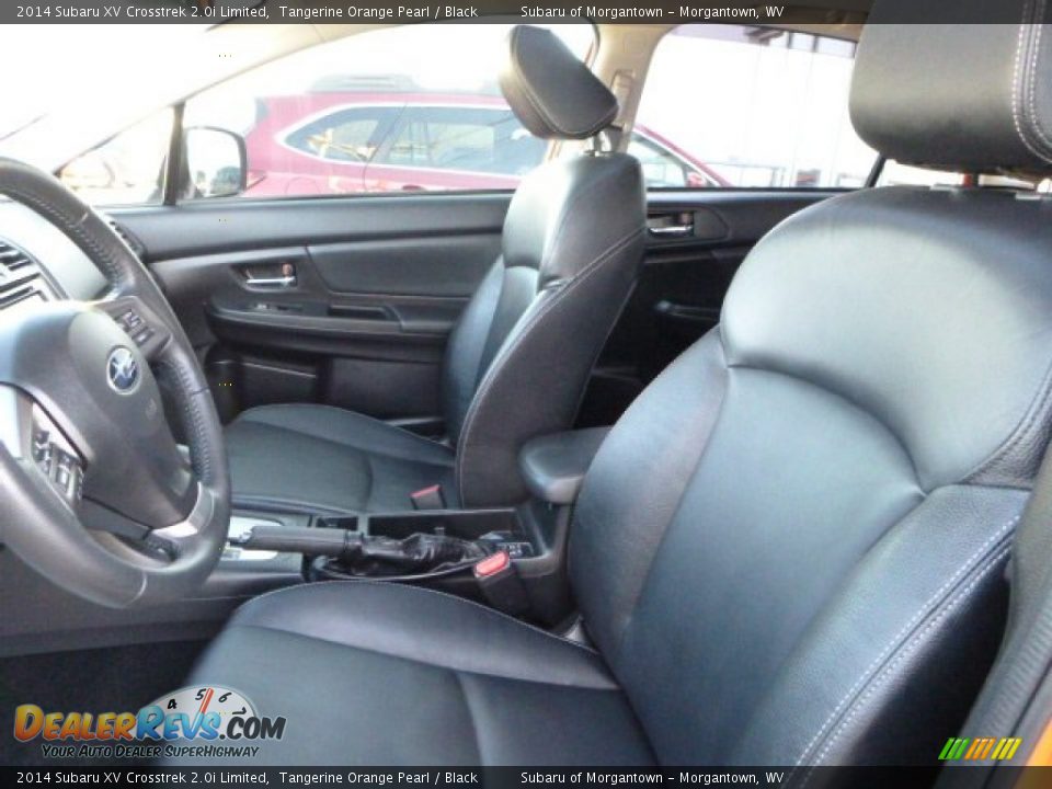 2014 Subaru XV Crosstrek 2.0i Limited Tangerine Orange Pearl / Black Photo #16