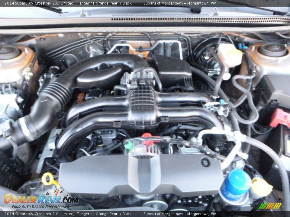 2014 Subaru XV Crosstrek 2.0i Limited Tangerine Orange Pearl / Black Photo #18