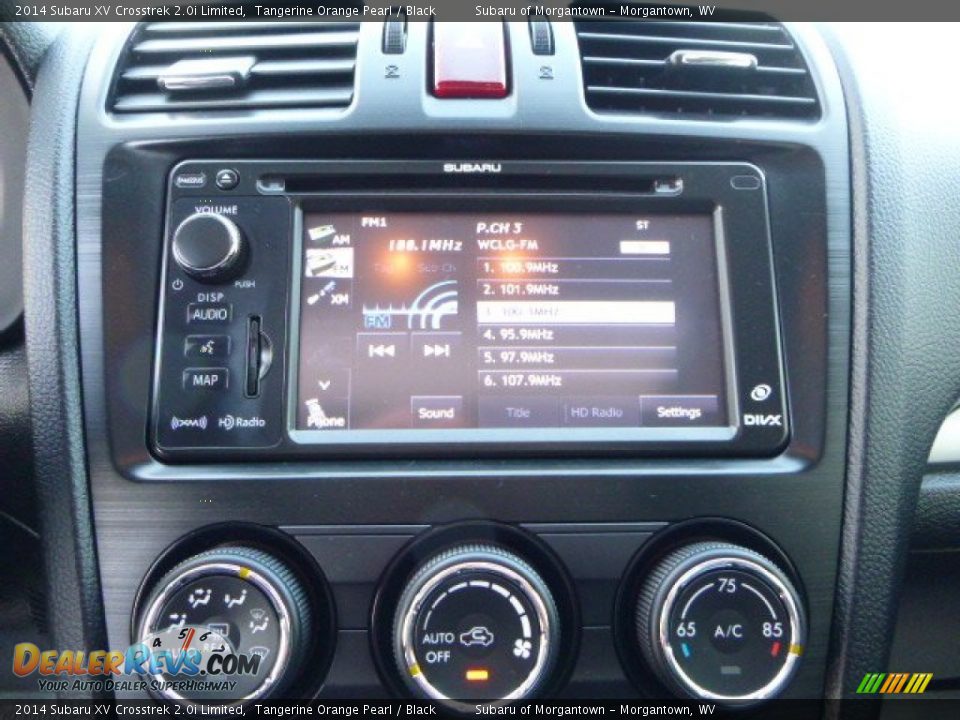 2014 Subaru XV Crosstrek 2.0i Limited Tangerine Orange Pearl / Black Photo #19