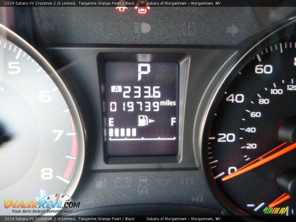 2014 Subaru XV Crosstrek 2.0i Limited Tangerine Orange Pearl / Black Photo #22