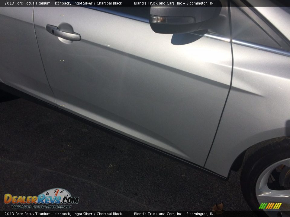 2013 Ford Focus Titanium Hatchback Ingot Silver / Charcoal Black Photo #13
