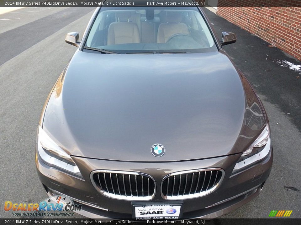 2014 BMW 7 Series 740Li xDrive Sedan Mojave Metallic / Light Saddle Photo #9