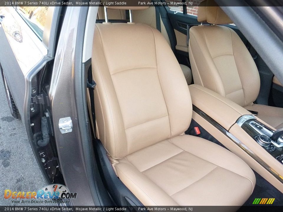 2014 BMW 7 Series 740Li xDrive Sedan Mojave Metallic / Light Saddle Photo #19