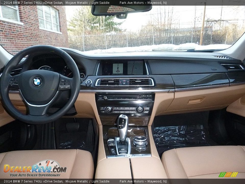 2014 BMW 7 Series 740Li xDrive Sedan Mojave Metallic / Light Saddle Photo #25