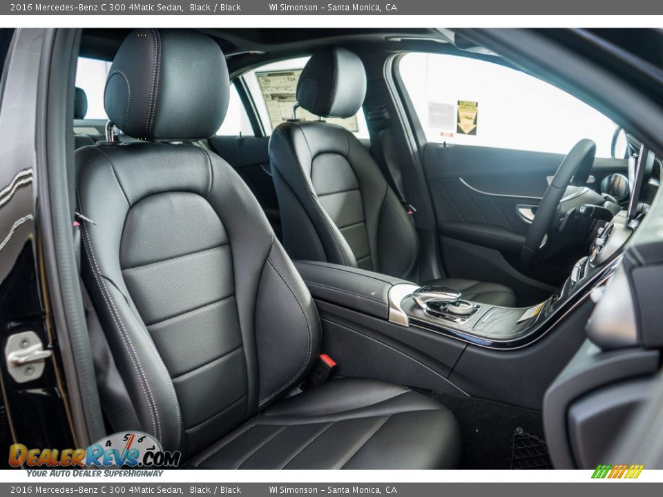 2016 Mercedes-Benz C 300 4Matic Sedan Black / Black Photo #2