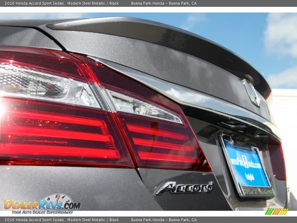 2016 Honda Accord Sport Sedan Modern Steel Metallic / Black Photo #3