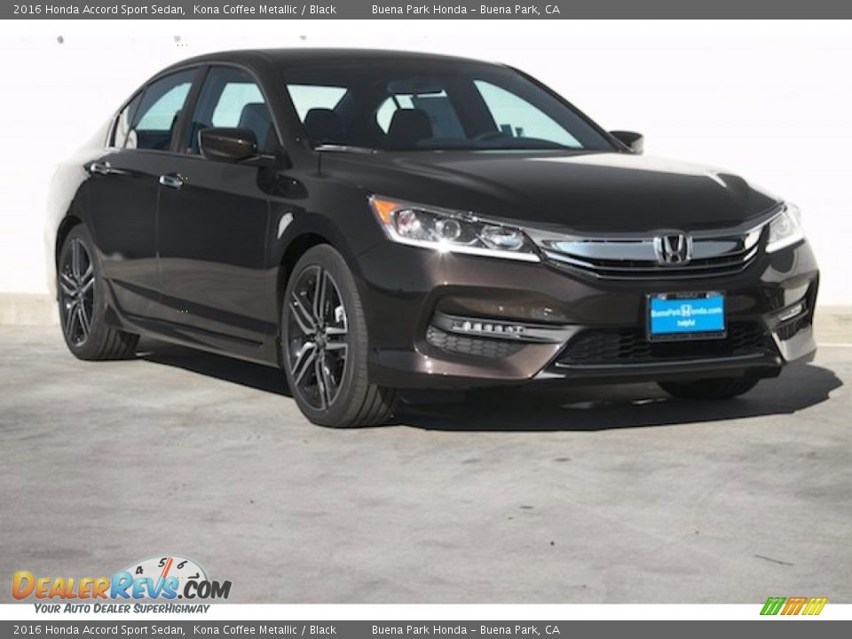 2016 Honda Accord Sport Sedan Kona Coffee Metallic / Black Photo #1