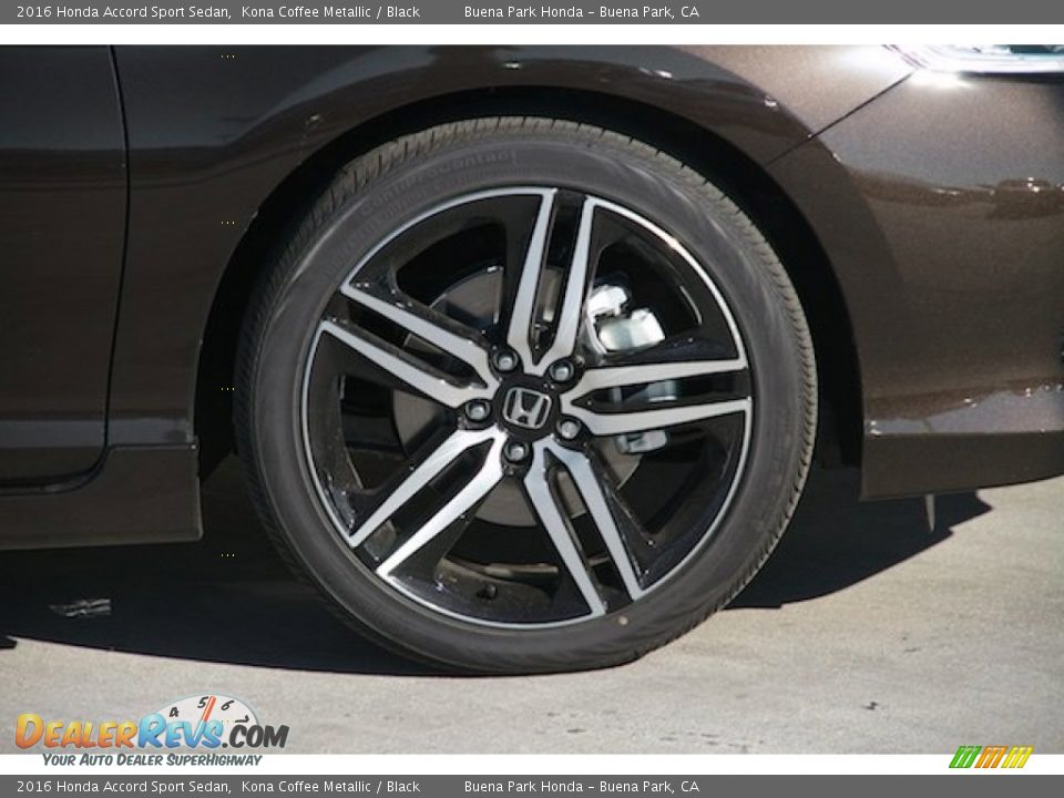 2016 Honda Accord Sport Sedan Kona Coffee Metallic / Black Photo #5