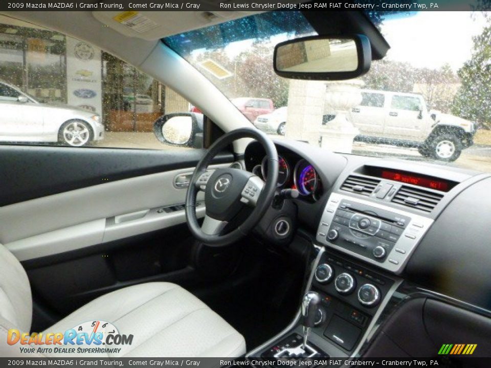2009 Mazda MAZDA6 i Grand Touring Comet Gray Mica / Gray Photo #6