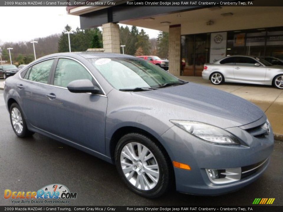 2009 Mazda MAZDA6 i Grand Touring Comet Gray Mica / Gray Photo #8