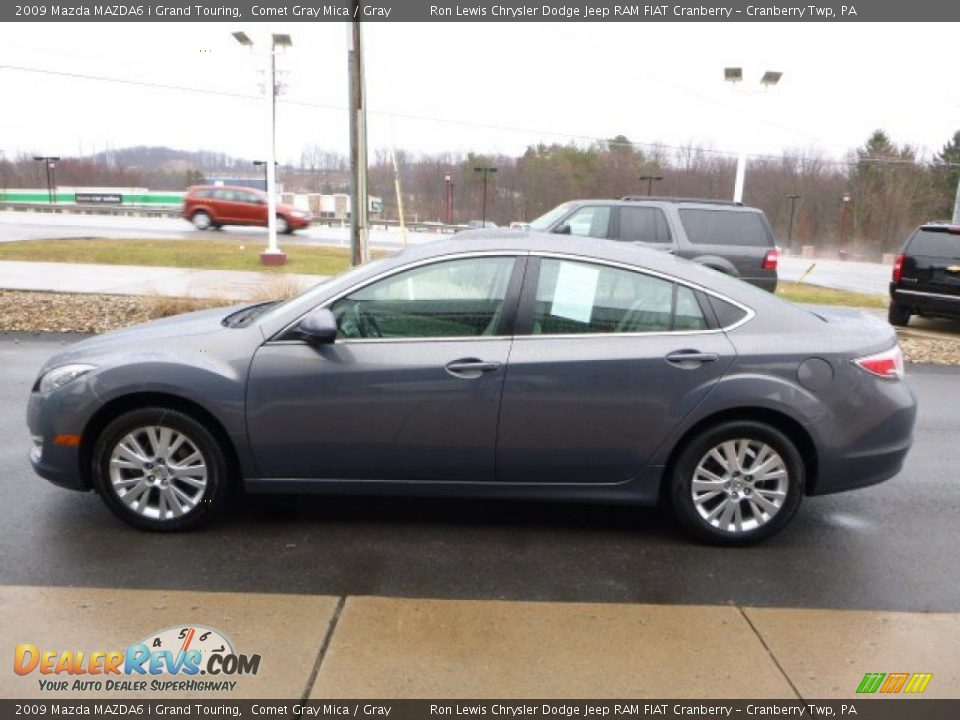 2009 Mazda MAZDA6 i Grand Touring Comet Gray Mica / Gray Photo #11